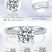 1 Carat D Color VVS1 Clarity Solitaire Moissanite Engagement Ring dimension