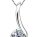 Beautiful Moissanite Necklace Infinity Pendant 1CT Gemstone 1