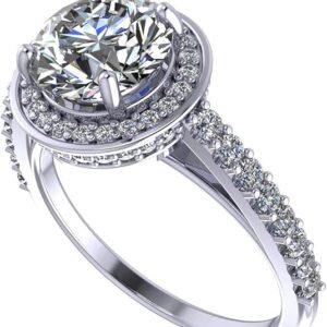 Classic Sterling Silver Engagement Ring