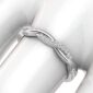 Elegant 2 Carat Moissanite Ring Band detail