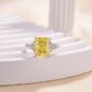 Elegant Sterling Silver Ring for Brides front view