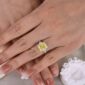 Elegant Sterling Silver Ring for Brides wearing