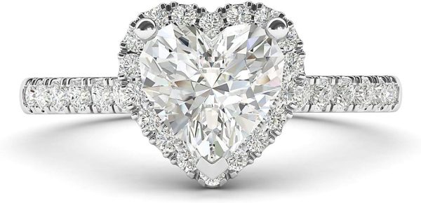Luxurious Moissanite Bridal Promise Ring Jewelry