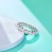 Luxury Moissanite Eternity Ring Collection side view
