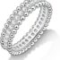 Moissanite Eternity Band with Classic Appeal
