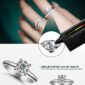 Radiant 8 Carat Moissanite Ring Promise Design test