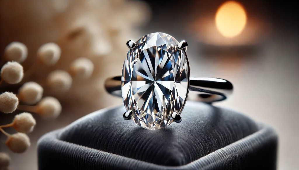 Ring With Moissanite Rings Oval The Sleek-Chic Option - 03