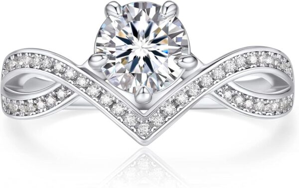 Timeless Moissanite Engagement Ring