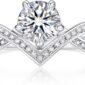 Timeless Moissanite Engagement Ring