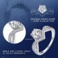 Timeless Moissanite Engagement Ring detail